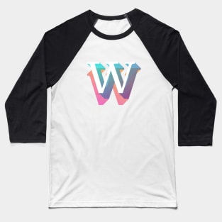 Letter W Baseball T-Shirt